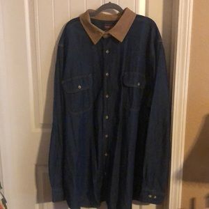 Blue Jean collared dress shirt